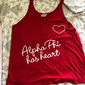 Alpha Phi tank top